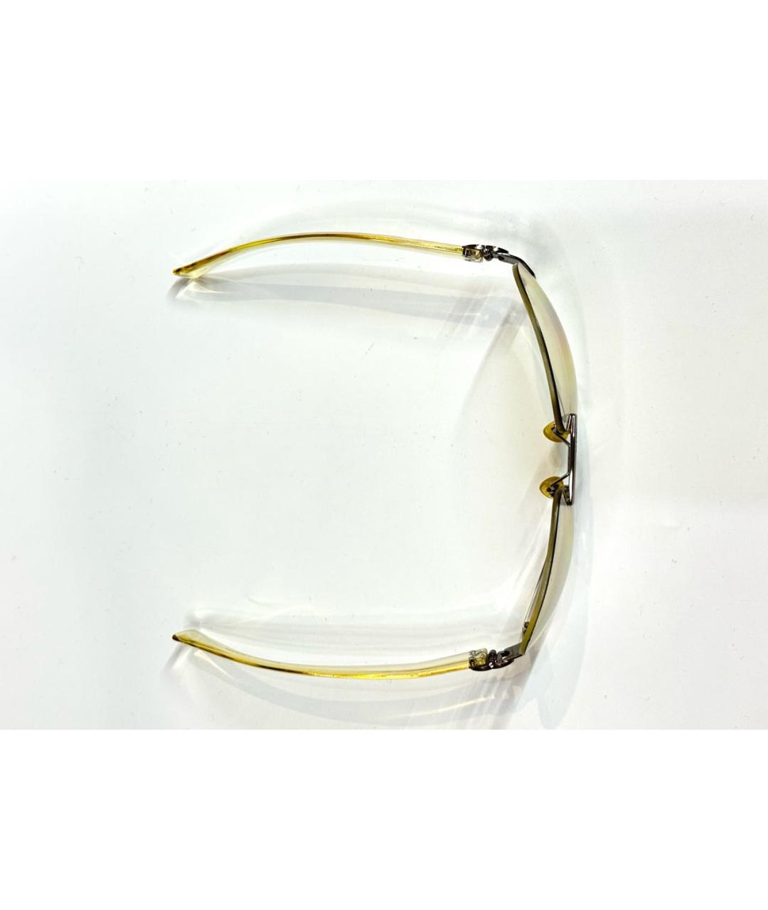 CHANEL Бежевые пластиковые солнцезащитные очки, фото 7