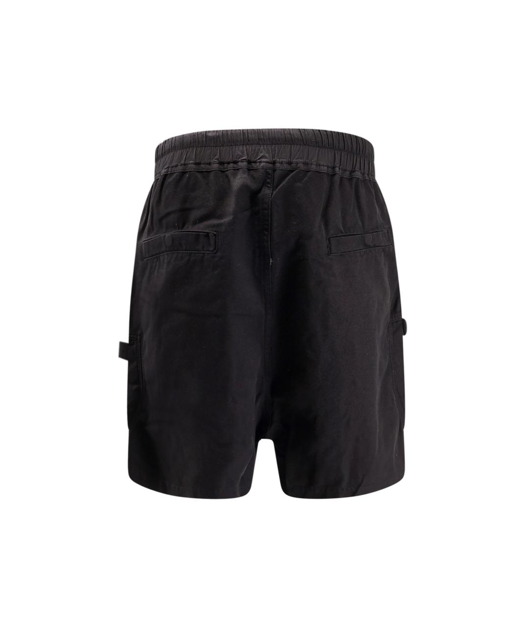 RICK OWENS DRKSHDW Черные хлопковые шорты, фото 2