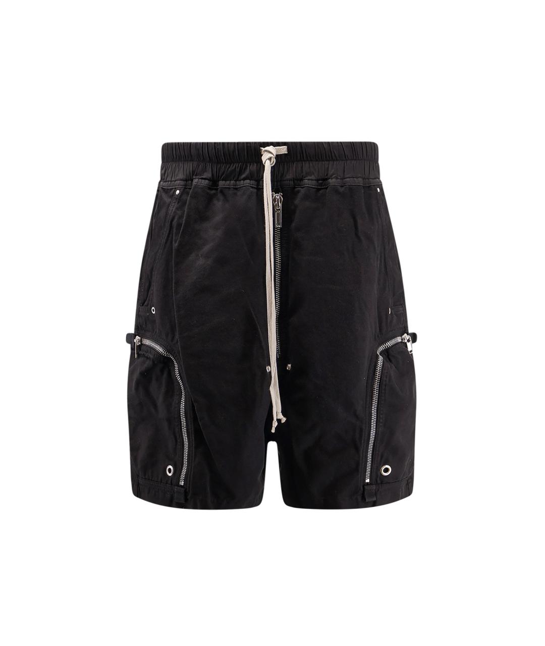 RICK OWENS DRKSHDW Черные хлопковые шорты, фото 1