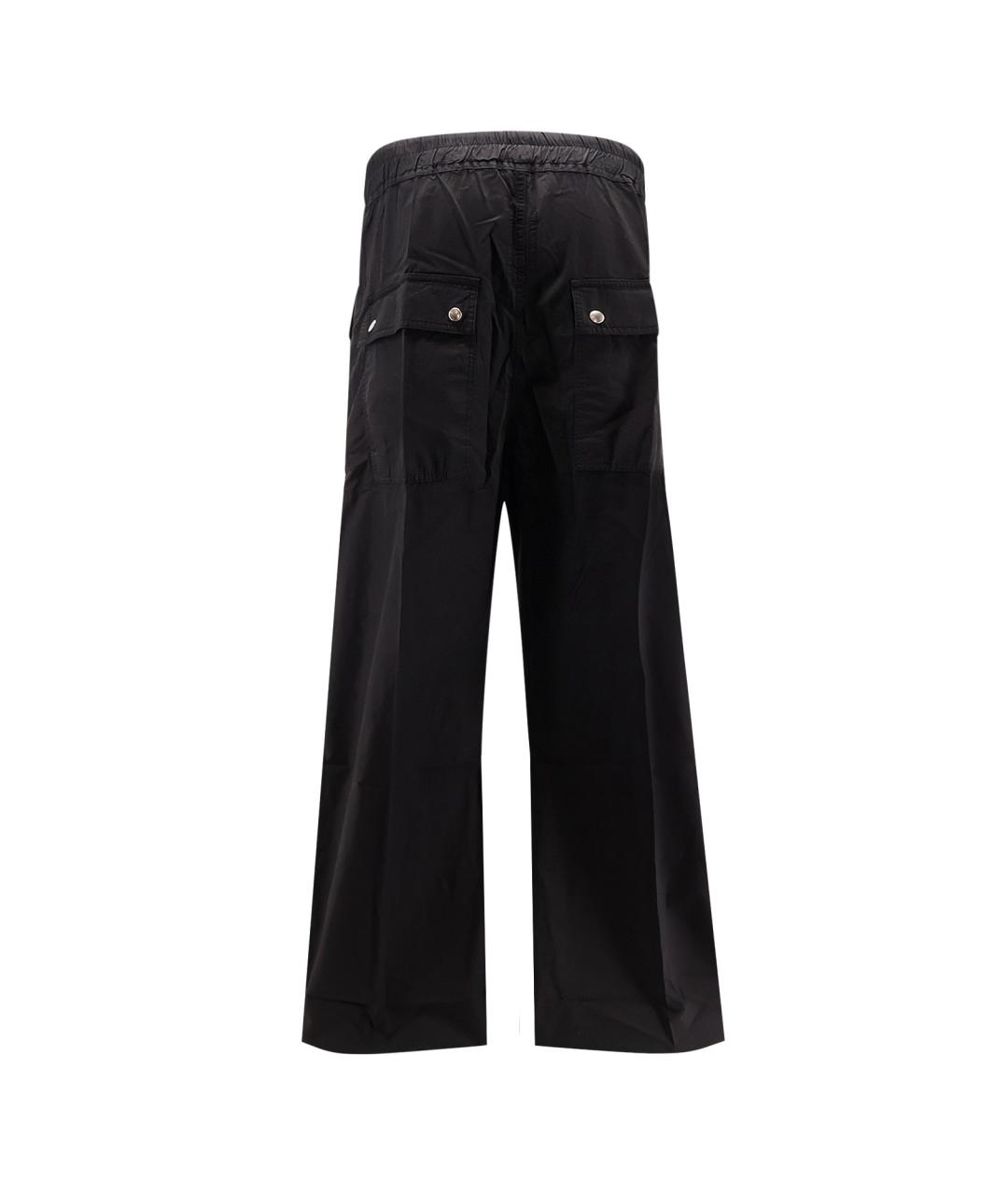 RICK OWENS DRKSHDW Черные хлопковые повседневные брюки, фото 2