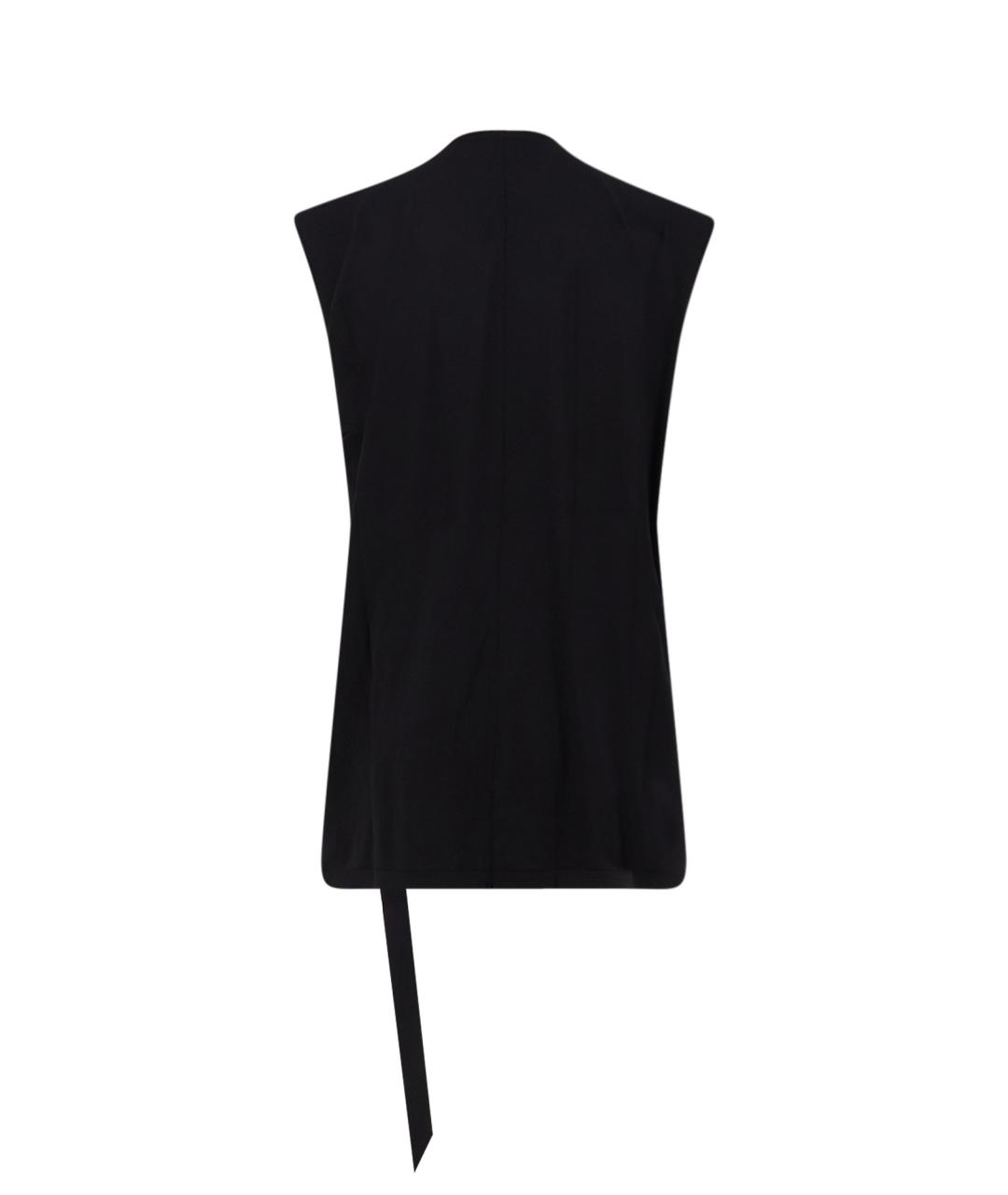 RICK OWENS DRKSHDW Черная хлопковая майка, фото 2