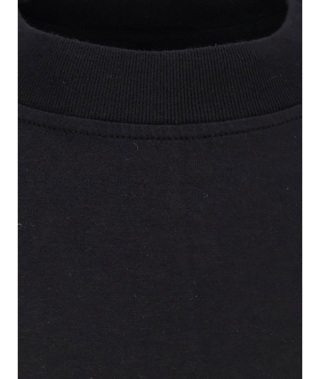 RICK OWENS DRKSHDW Черная хлопковая майка, фото 3