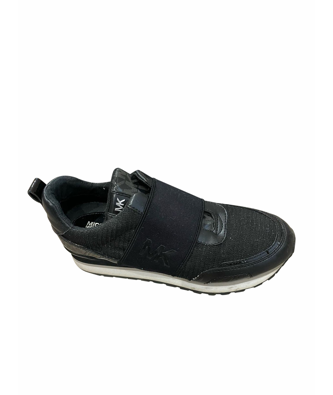MICHAEL KORS Черные бархатные кроссовки, фото 1