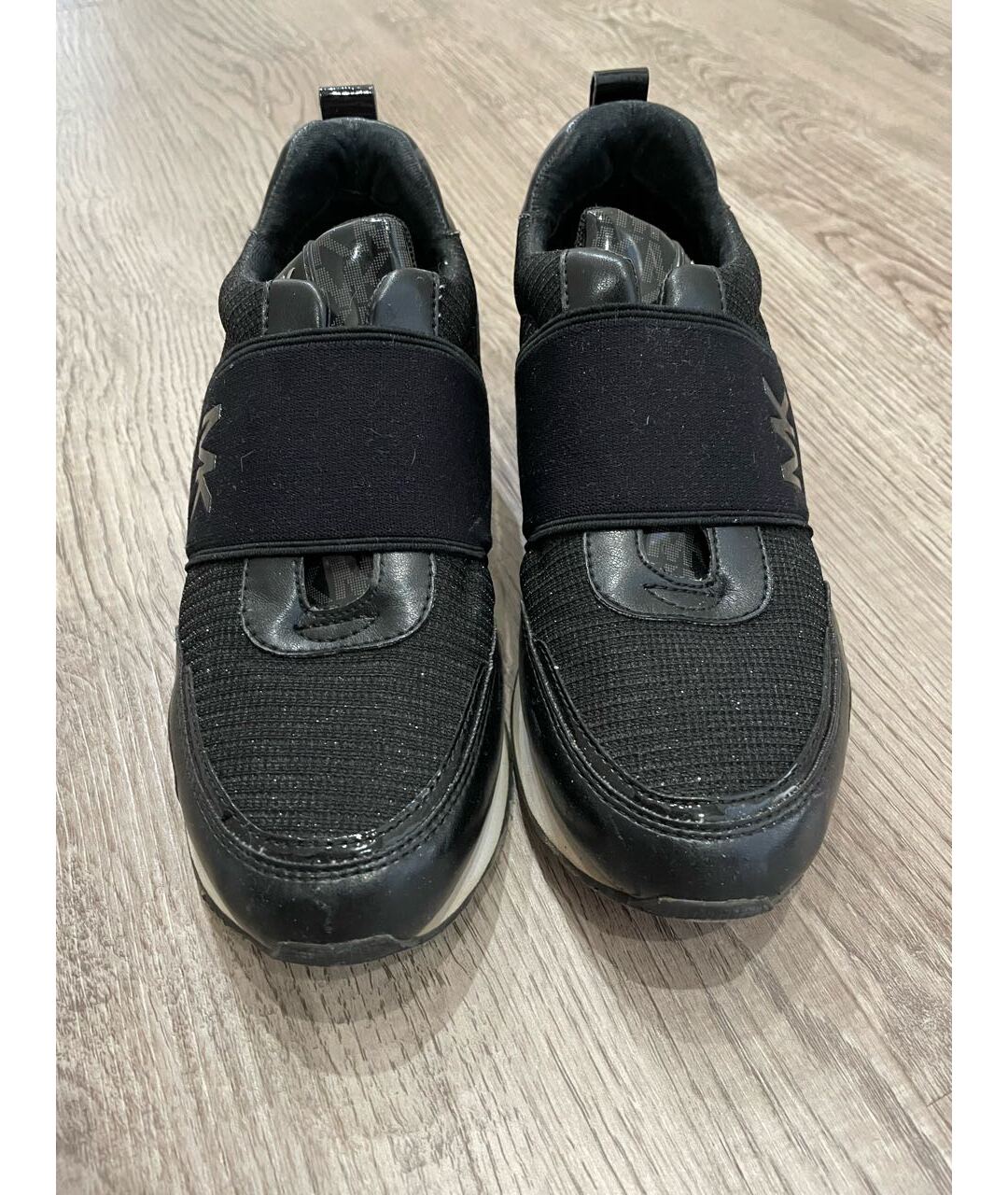 MICHAEL KORS Черные бархатные кроссовки, фото 2