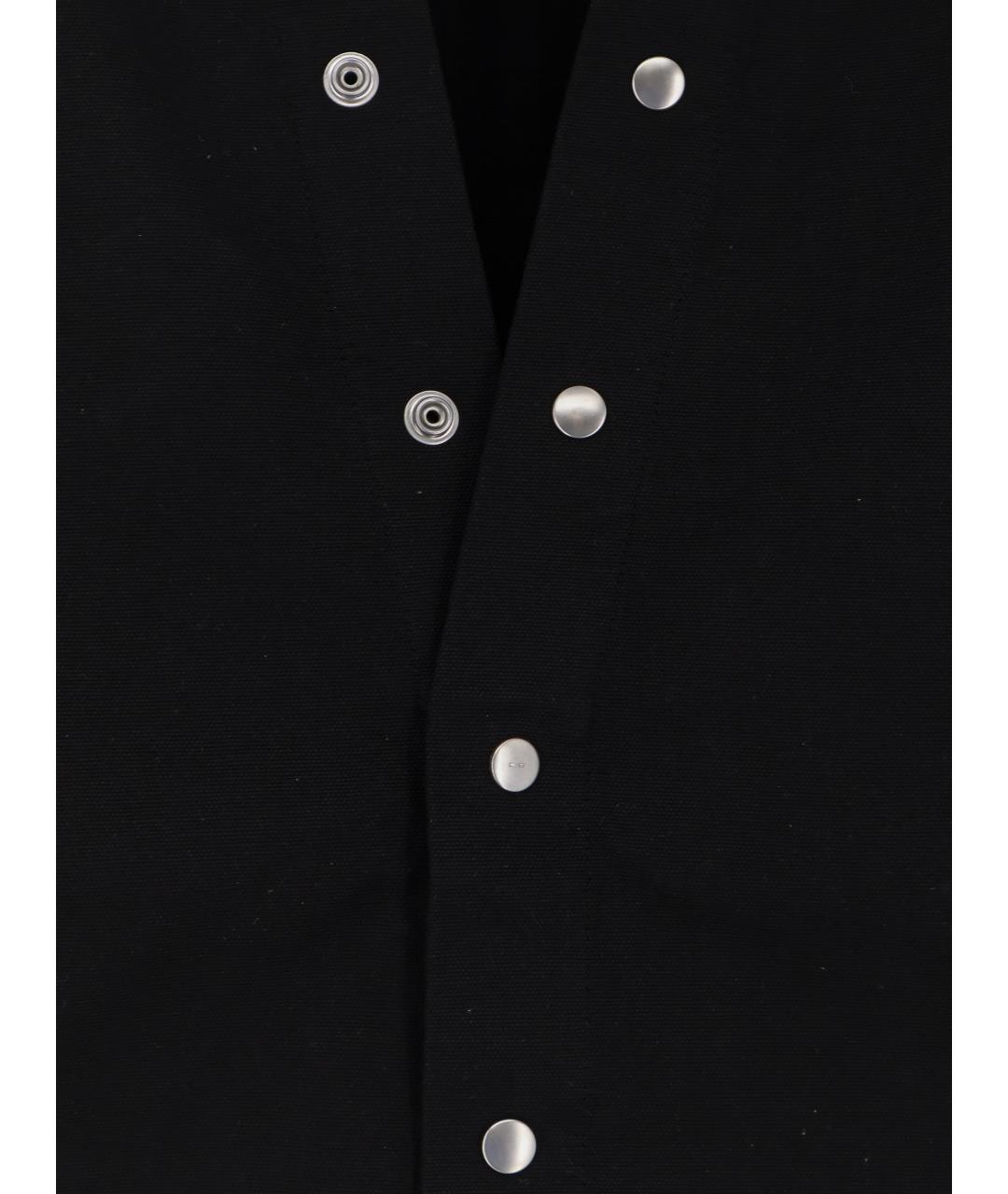 RICK OWENS DRKSHDW Черная кэжуал рубашка, фото 3