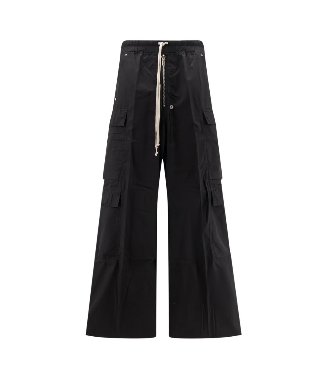 RICK OWENS DRKSHDW Черные хлопковые повседневные брюки, фото 1