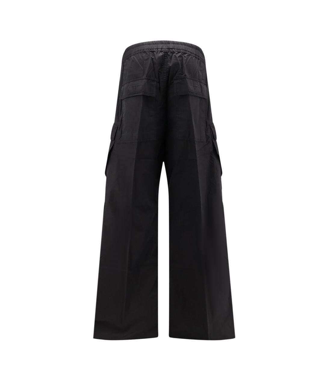 RICK OWENS DRKSHDW Черные хлопковые повседневные брюки, фото 2
