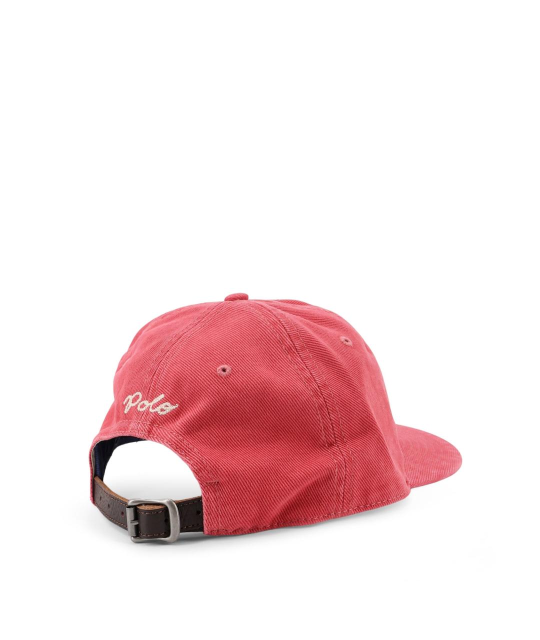 POLO RALPH LAUREN Красная хлопковая кепка/бейсболка, фото 3