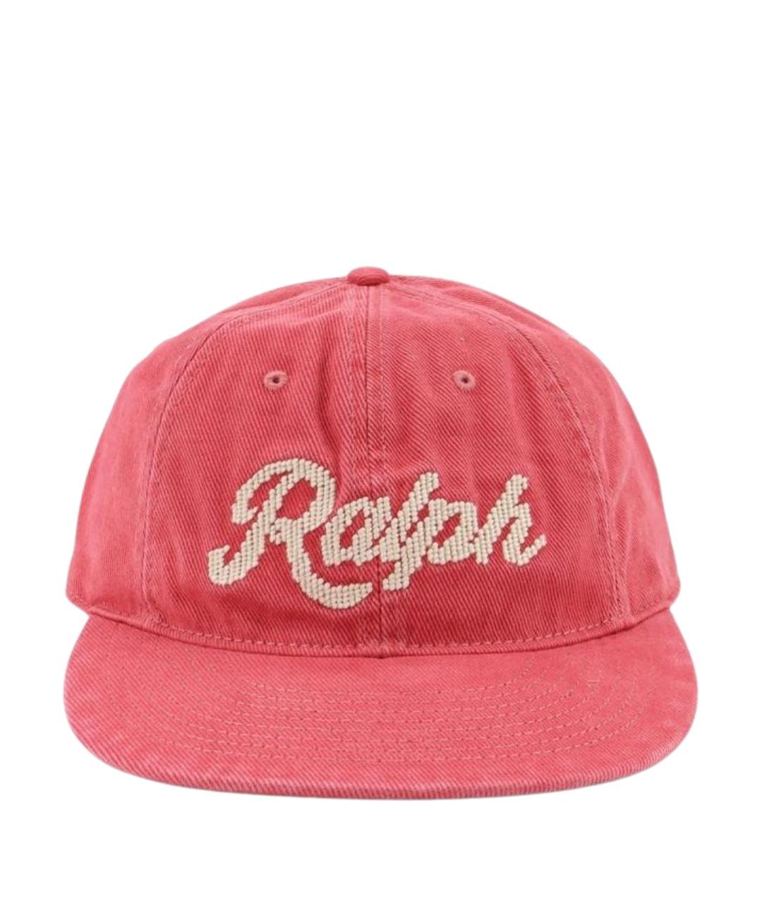 POLO RALPH LAUREN Красная хлопковая кепка/бейсболка, фото 1