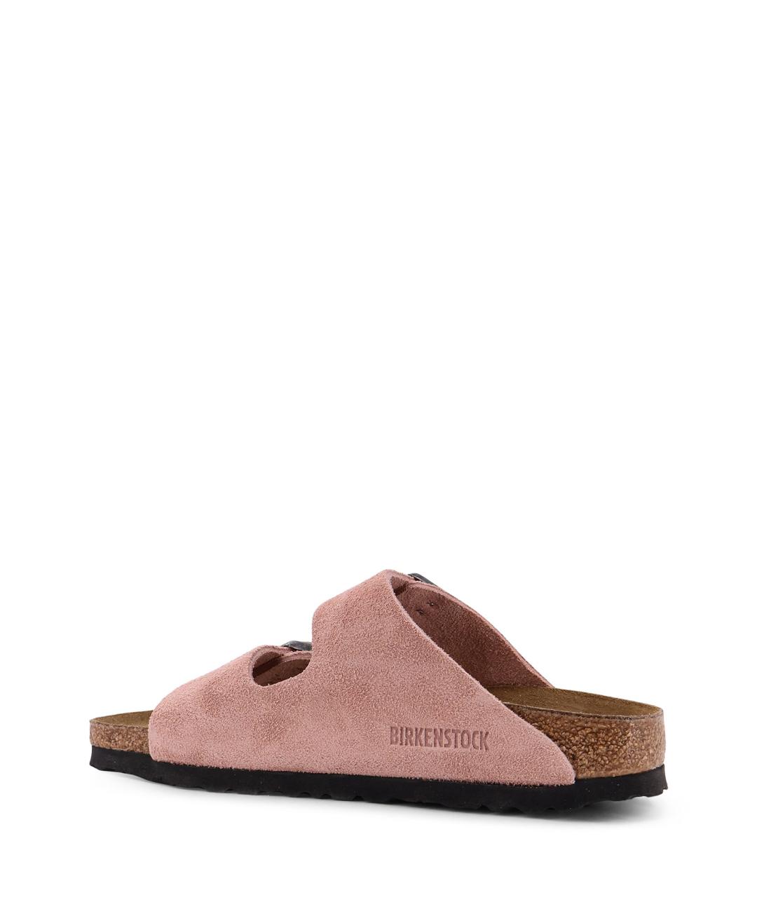 BIRKENSTOCK Розовые замшевые сандалии, фото 3