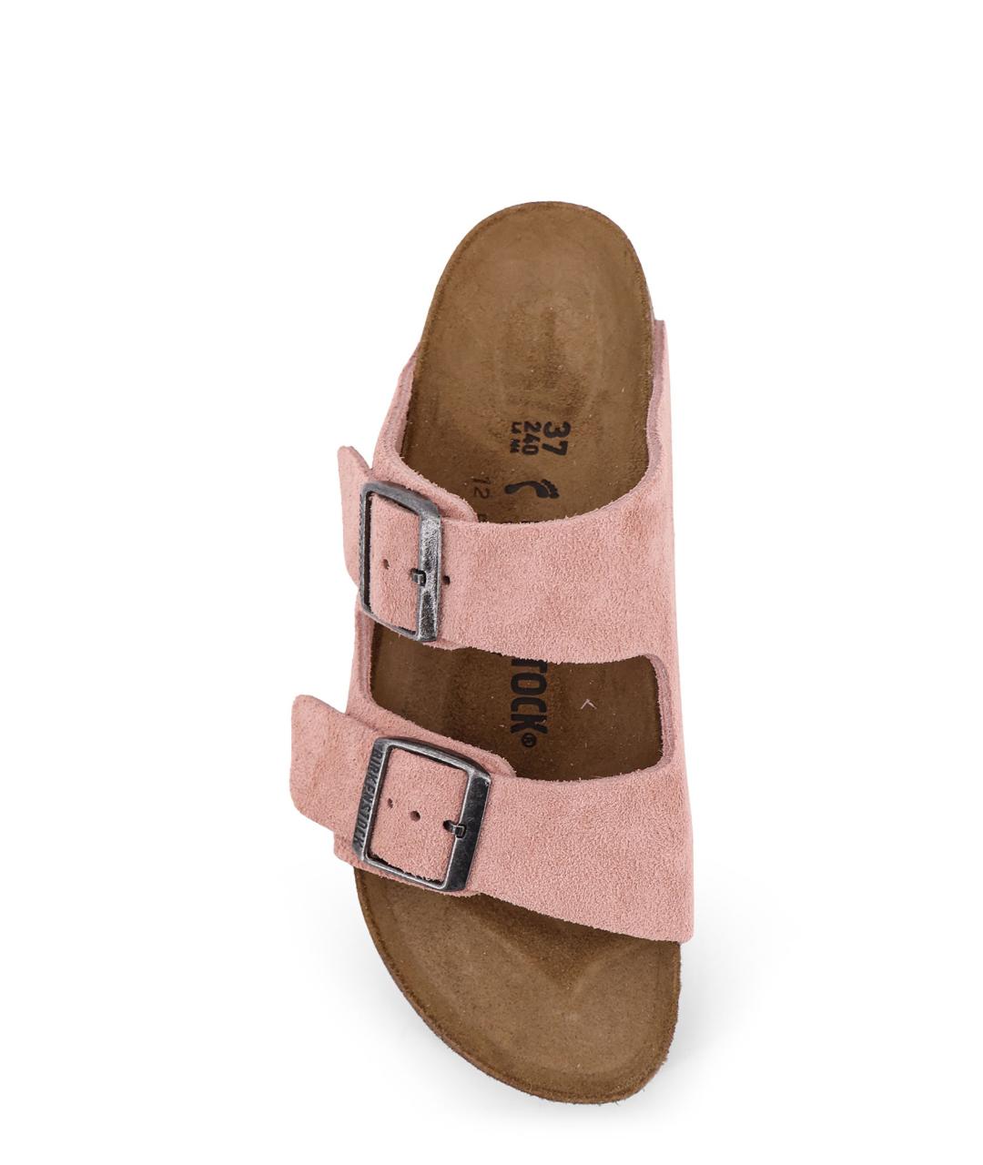 BIRKENSTOCK Розовые замшевые сандалии, фото 5