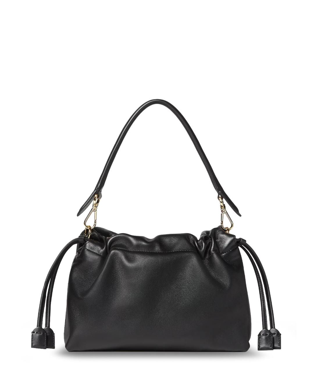 FENDI Черная кожаная сумка через плечо, фото 2