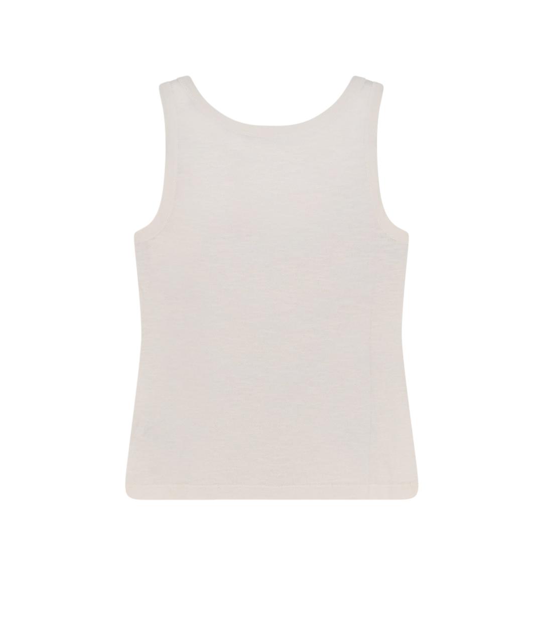 THE ROW Белая хлопковая майка, фото 2