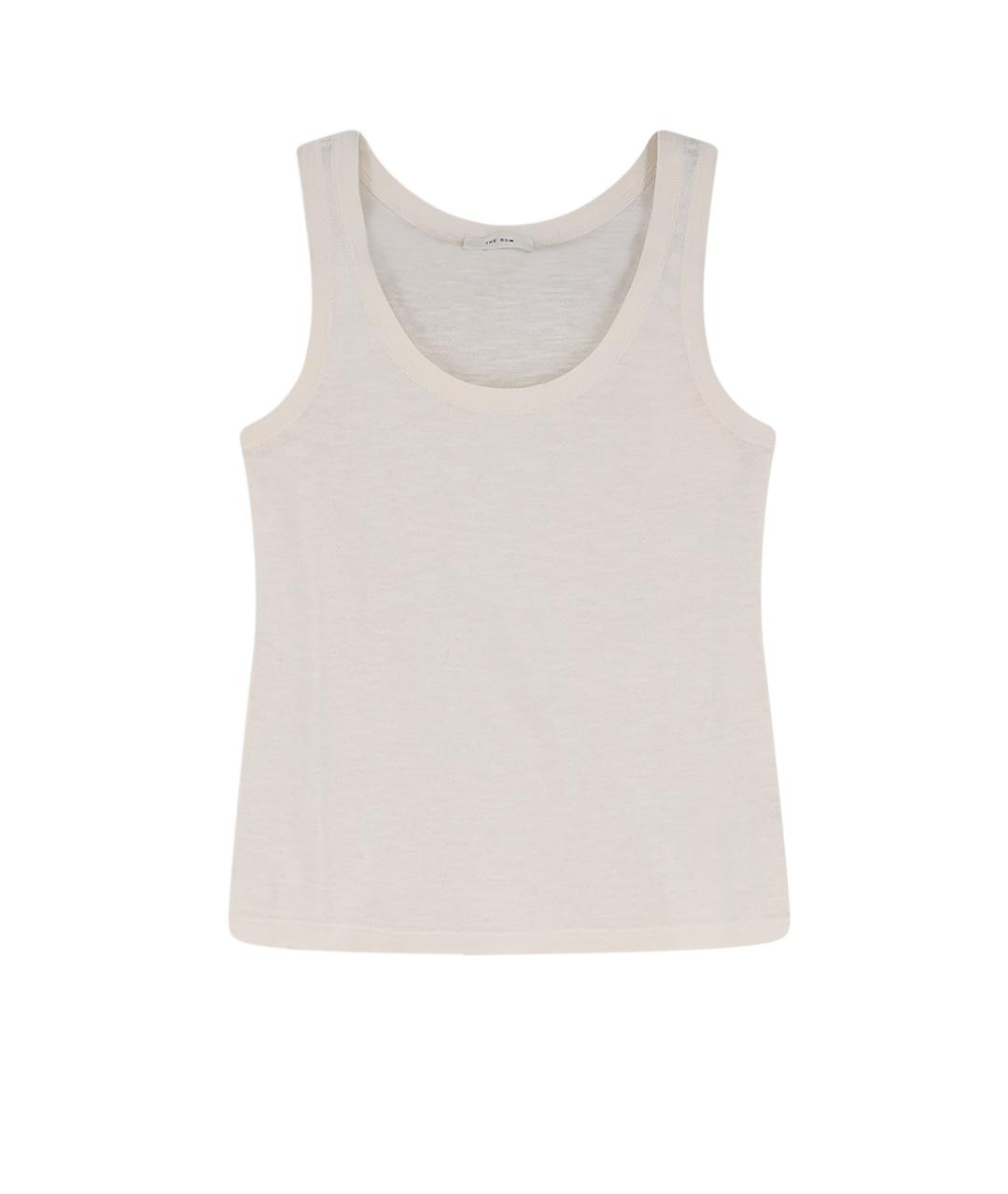 THE ROW Белая хлопковая майка, фото 1