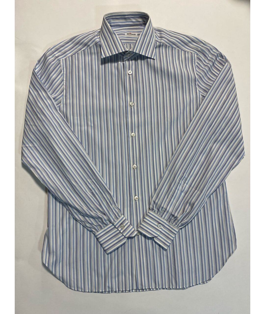 KITON Мульти хлопковая классическая рубашка, фото 9