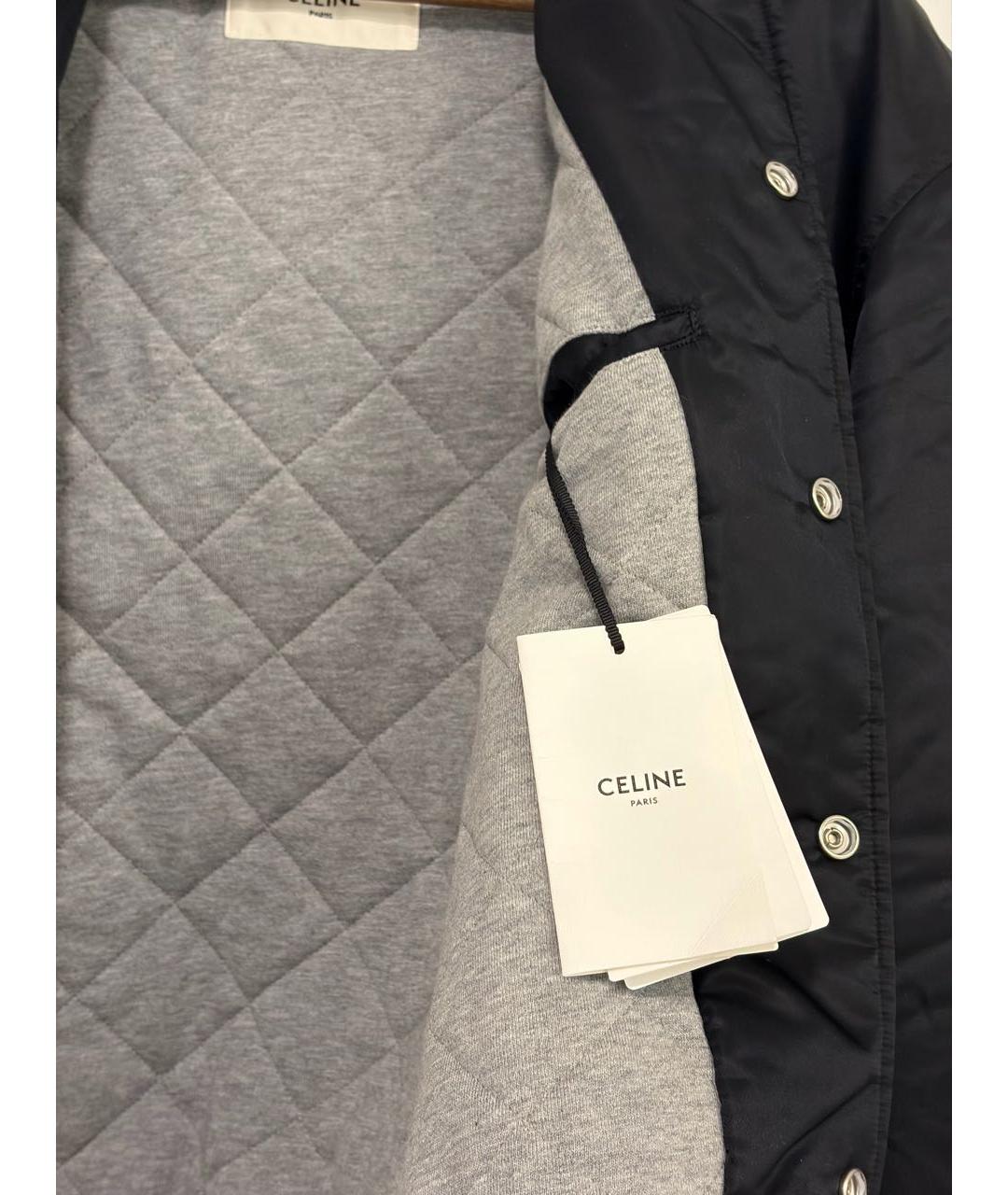 CELINE Черная полиамидовая куртка, фото 6