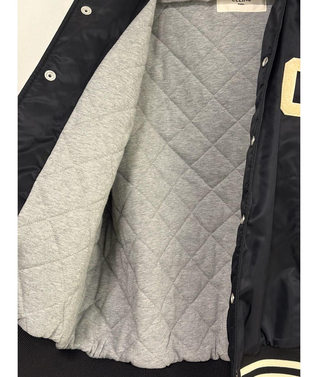 CELINE Черная полиамидовая куртка, фото 7