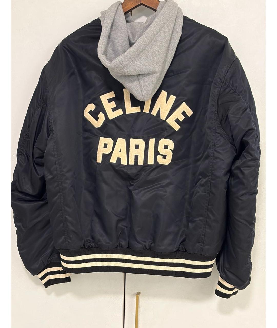 CELINE Черная полиамидовая куртка, фото 3