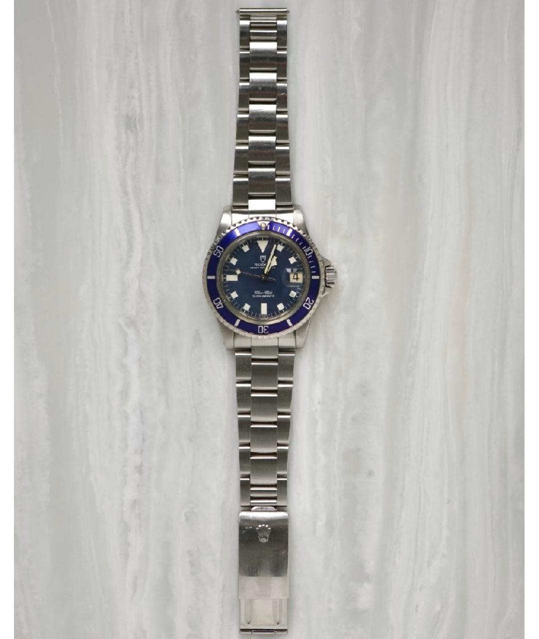 TUDOR Темно-синие стальные часы, фото 6