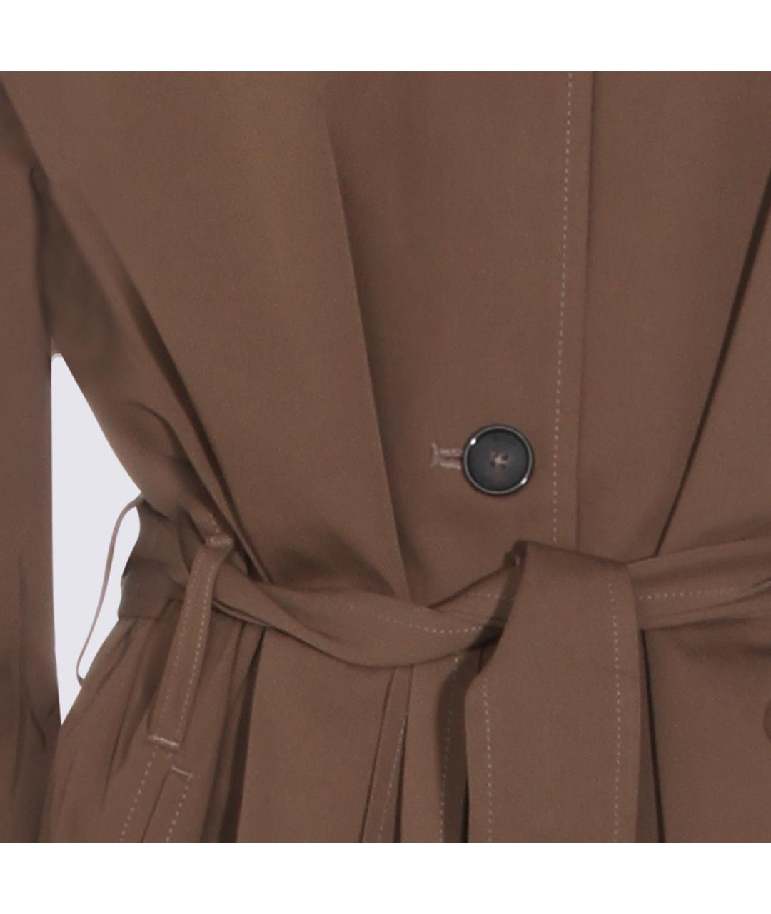 TOTEME Коричневый хлопковый тренч/плащ, фото 4