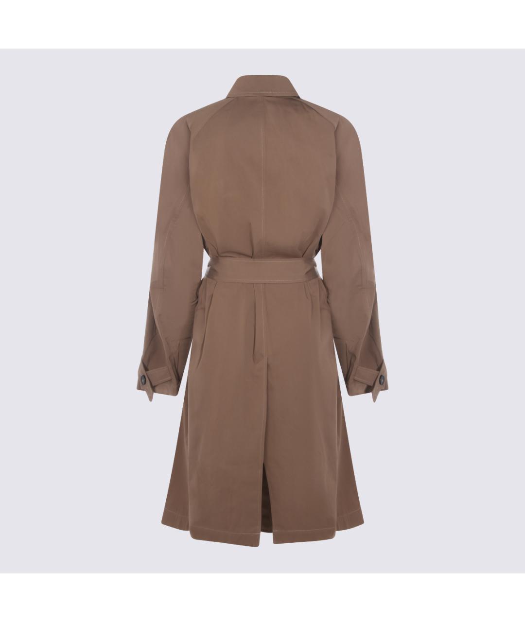 TOTEME Коричневый хлопковый тренч/плащ, фото 2