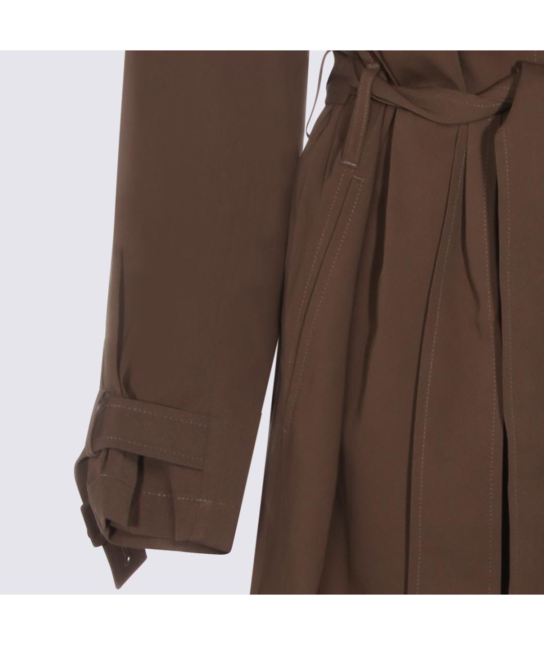 TOTEME Коричневый хлопковый тренч/плащ, фото 3