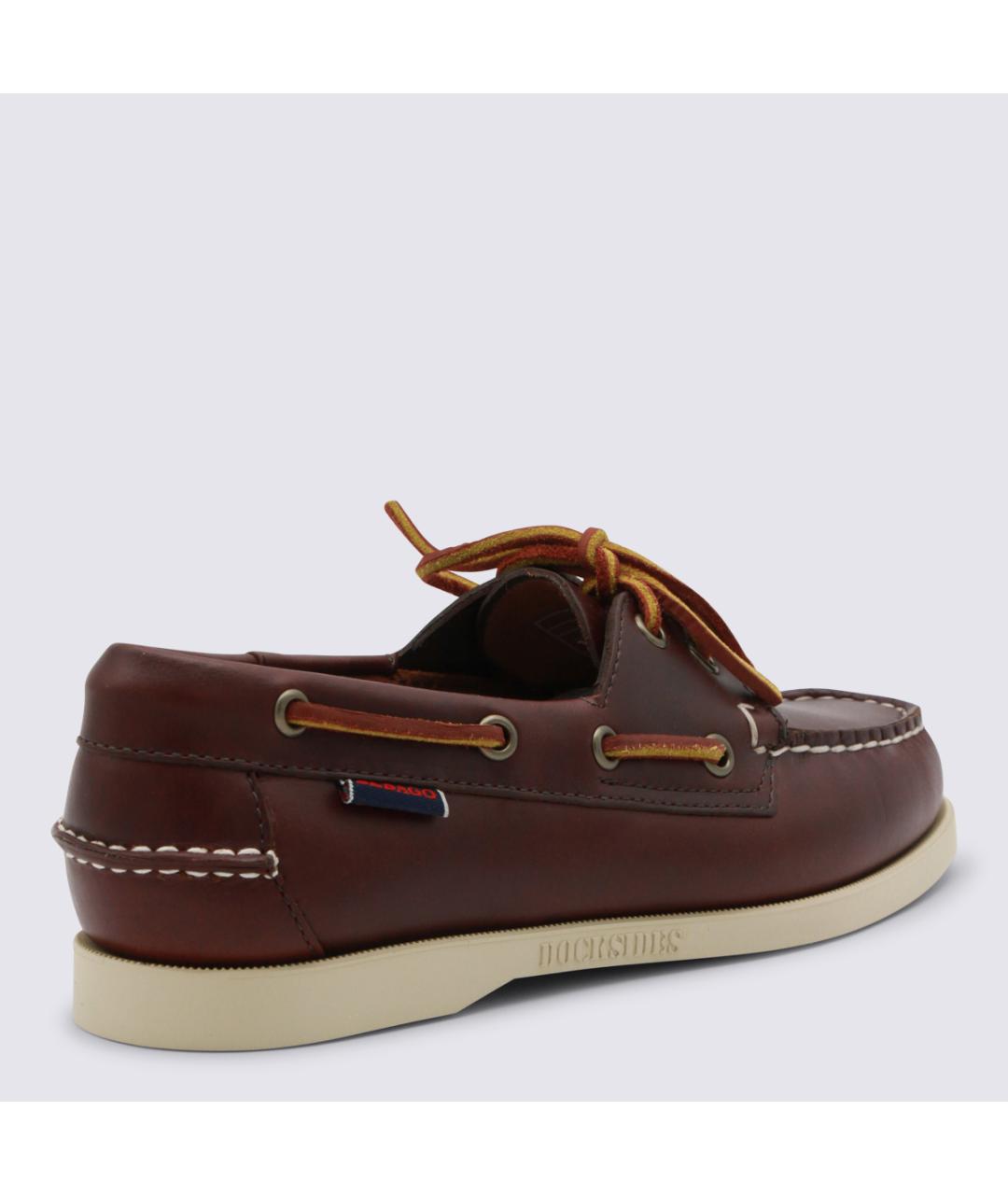 SEBAGO Коричневые кожаные лоферы, фото 3