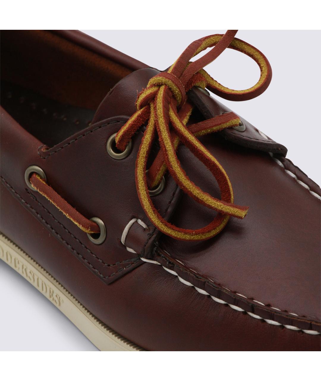 SEBAGO Коричневые кожаные лоферы, фото 4