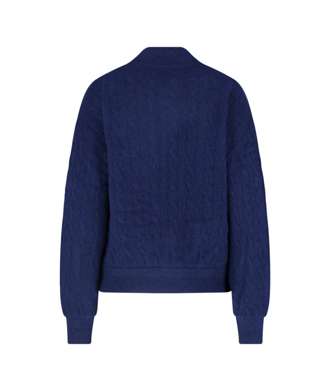 POLO RALPH LAUREN Синий шерстяной кардиган, фото 2