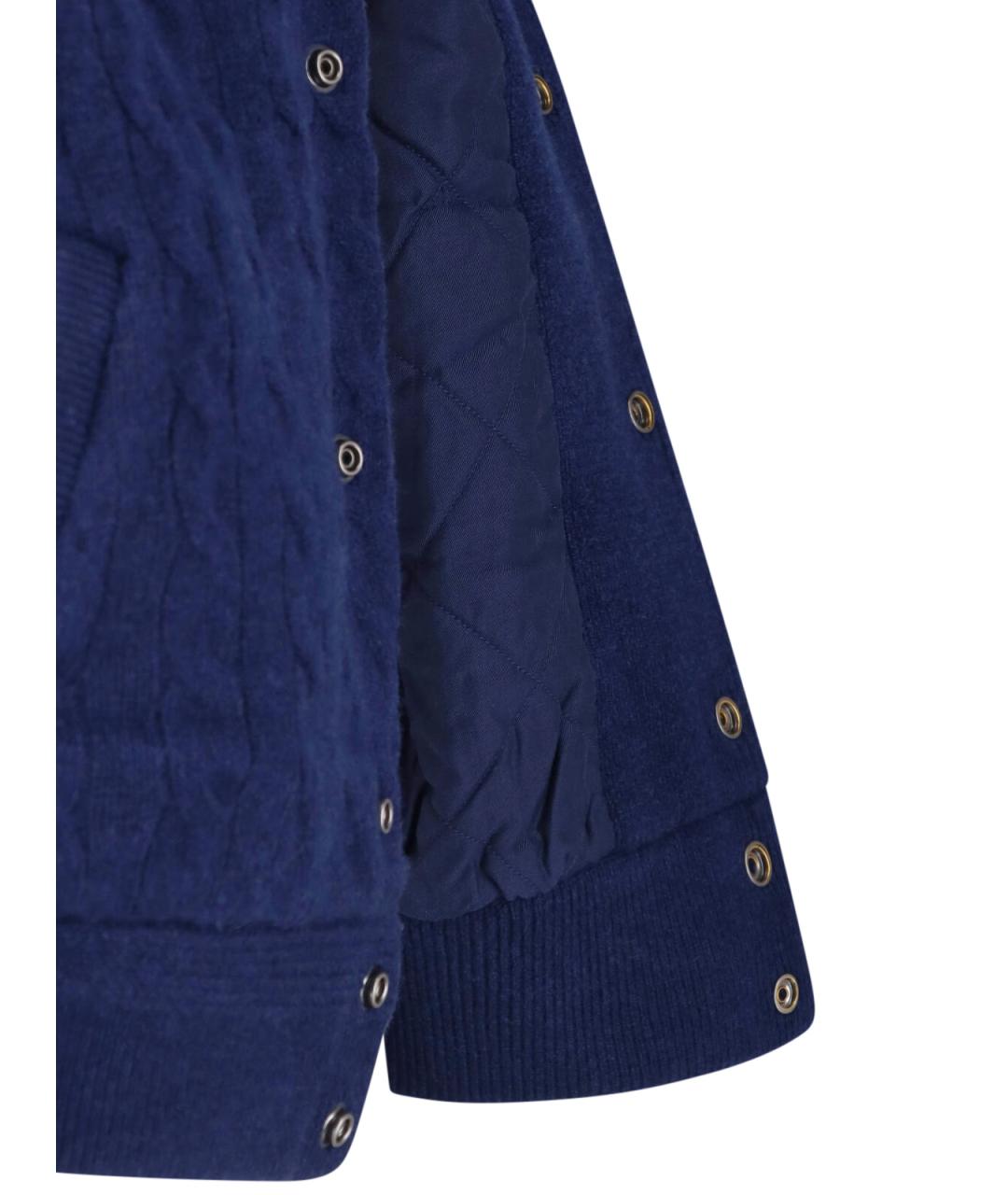 POLO RALPH LAUREN Синий шерстяной кардиган, фото 5