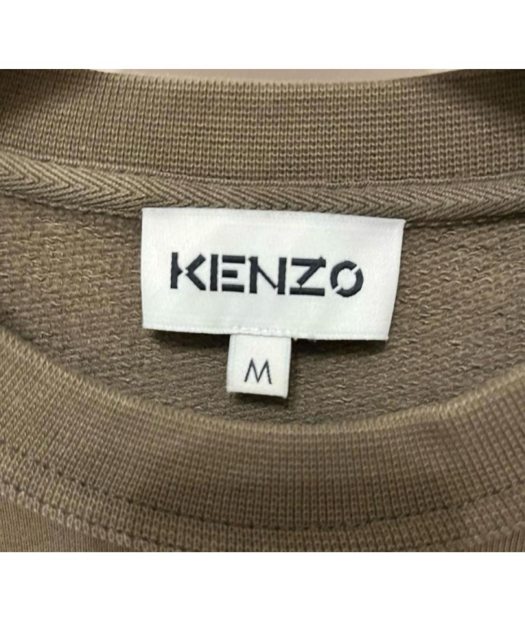 KENZO Хаки хлопковый джемпер / свитер, фото 3
