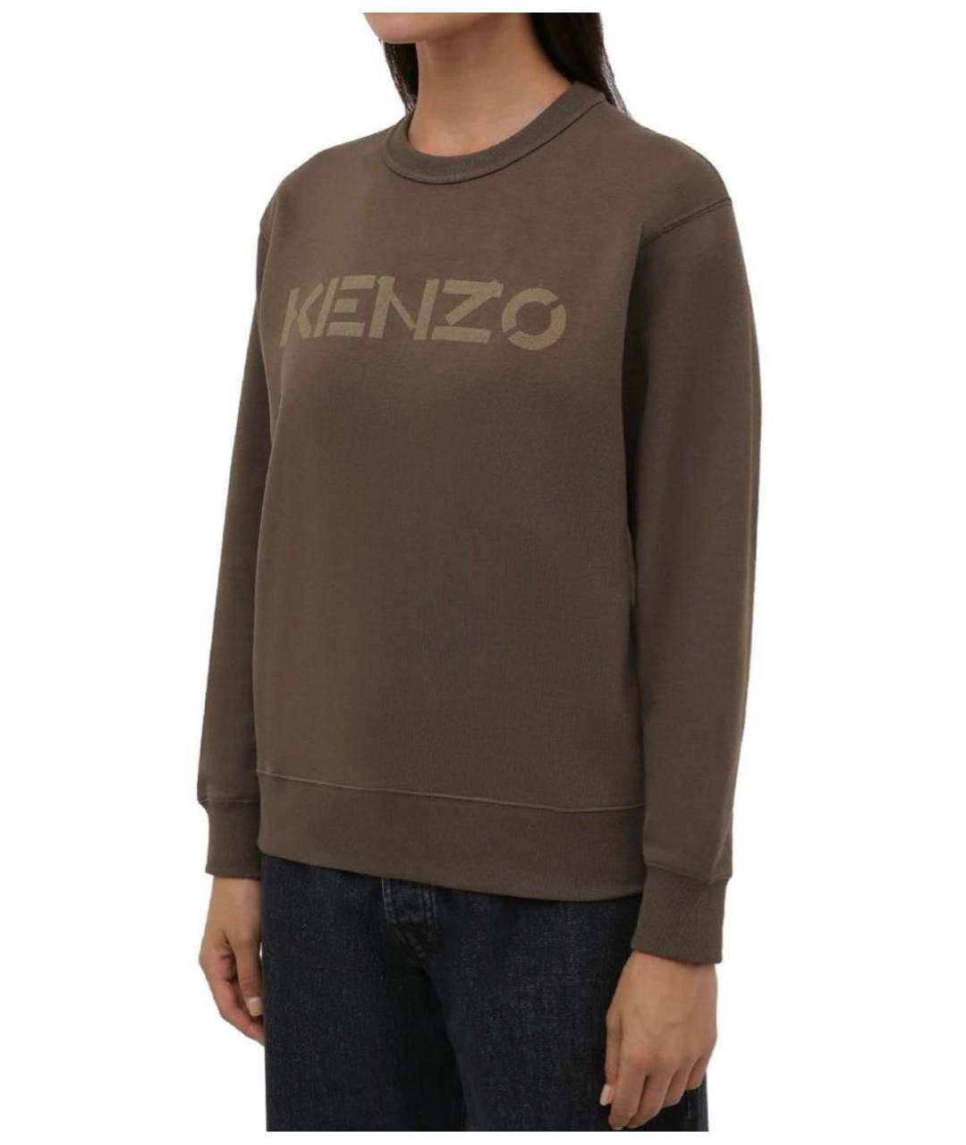 KENZO Хаки хлопковый джемпер / свитер, фото 4