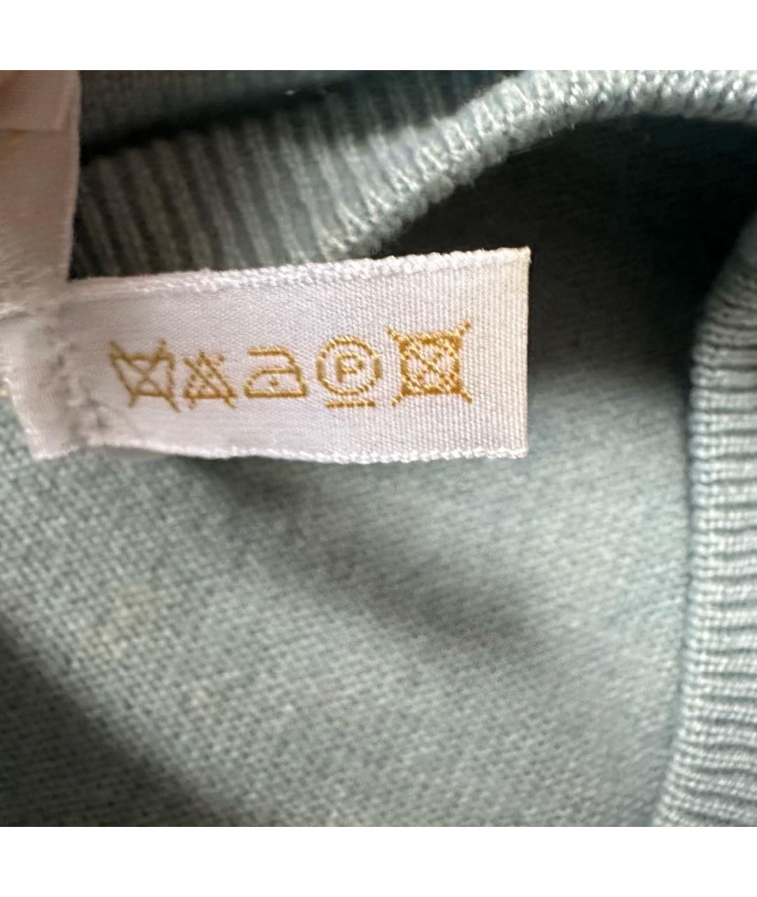 BRIONI Голубой кашемировый джемпер / свитер, фото 7