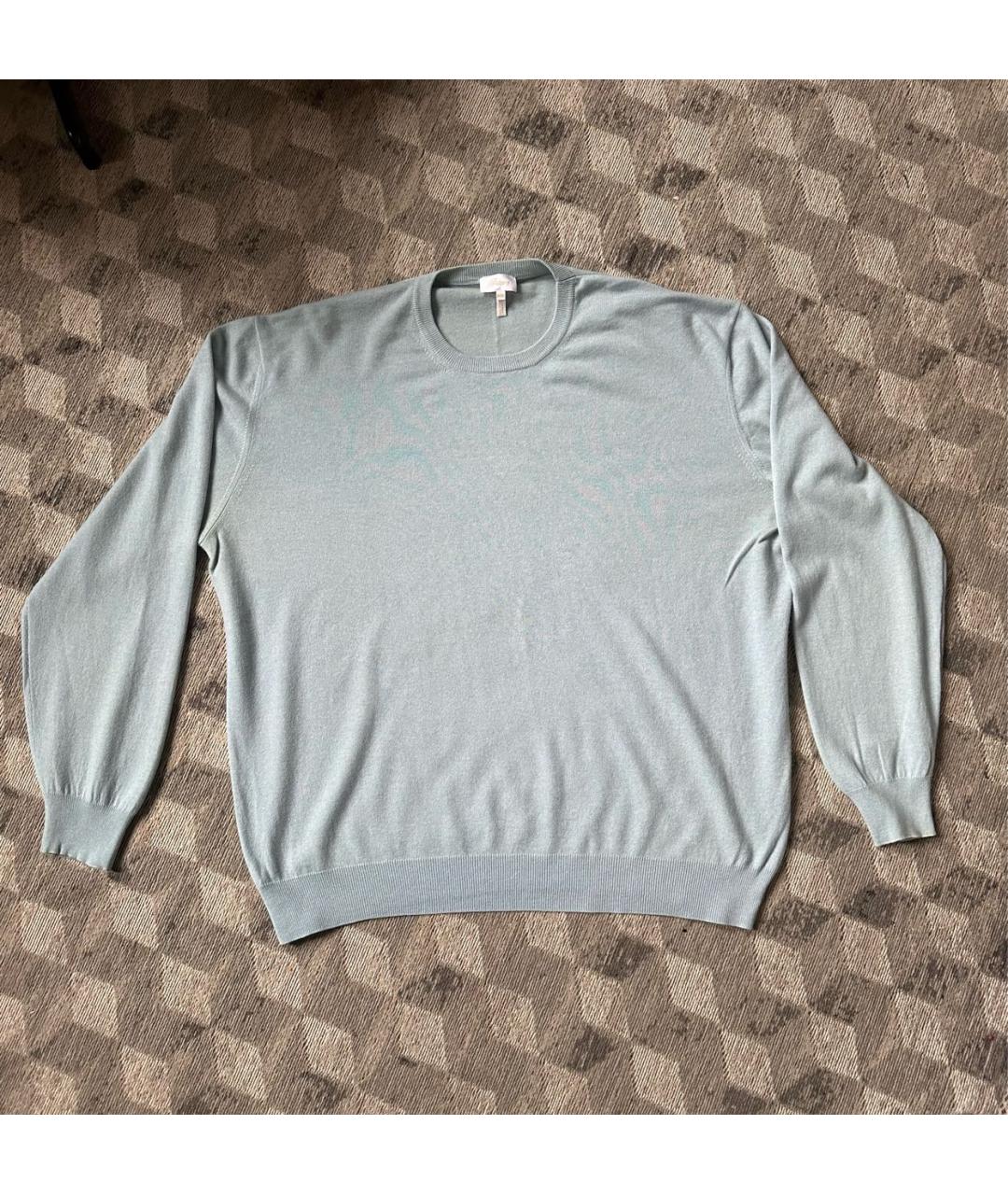 BRIONI Голубой кашемировый джемпер / свитер, фото 8