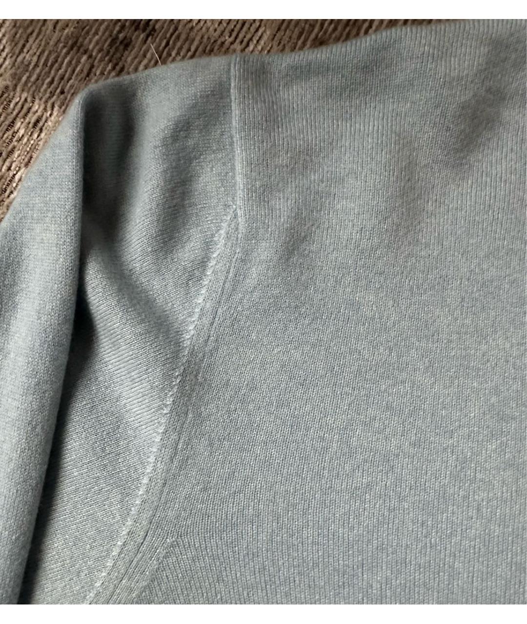 BRIONI Голубой кашемировый джемпер / свитер, фото 6