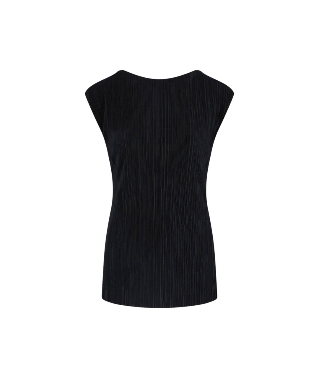 CALVIN KLEIN Черная полиэстеровая майка, фото 1