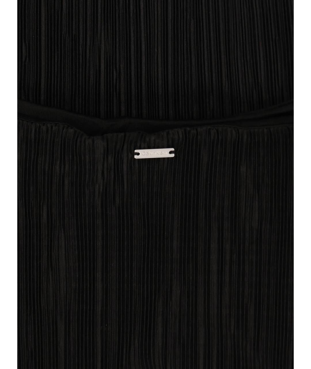 CALVIN KLEIN Черная полиэстеровая майка, фото 3