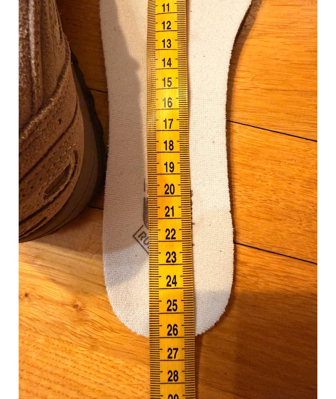 NEW BALANCE Бежевые замшевые кроссовки, фото 7