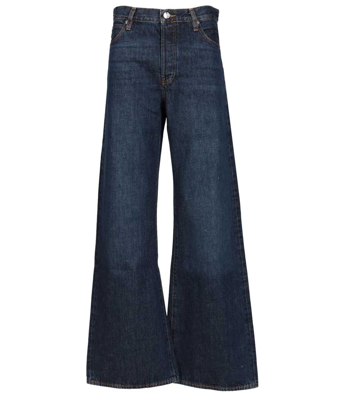 FRAME Черные хлопковые прямые джинсы, фото 1