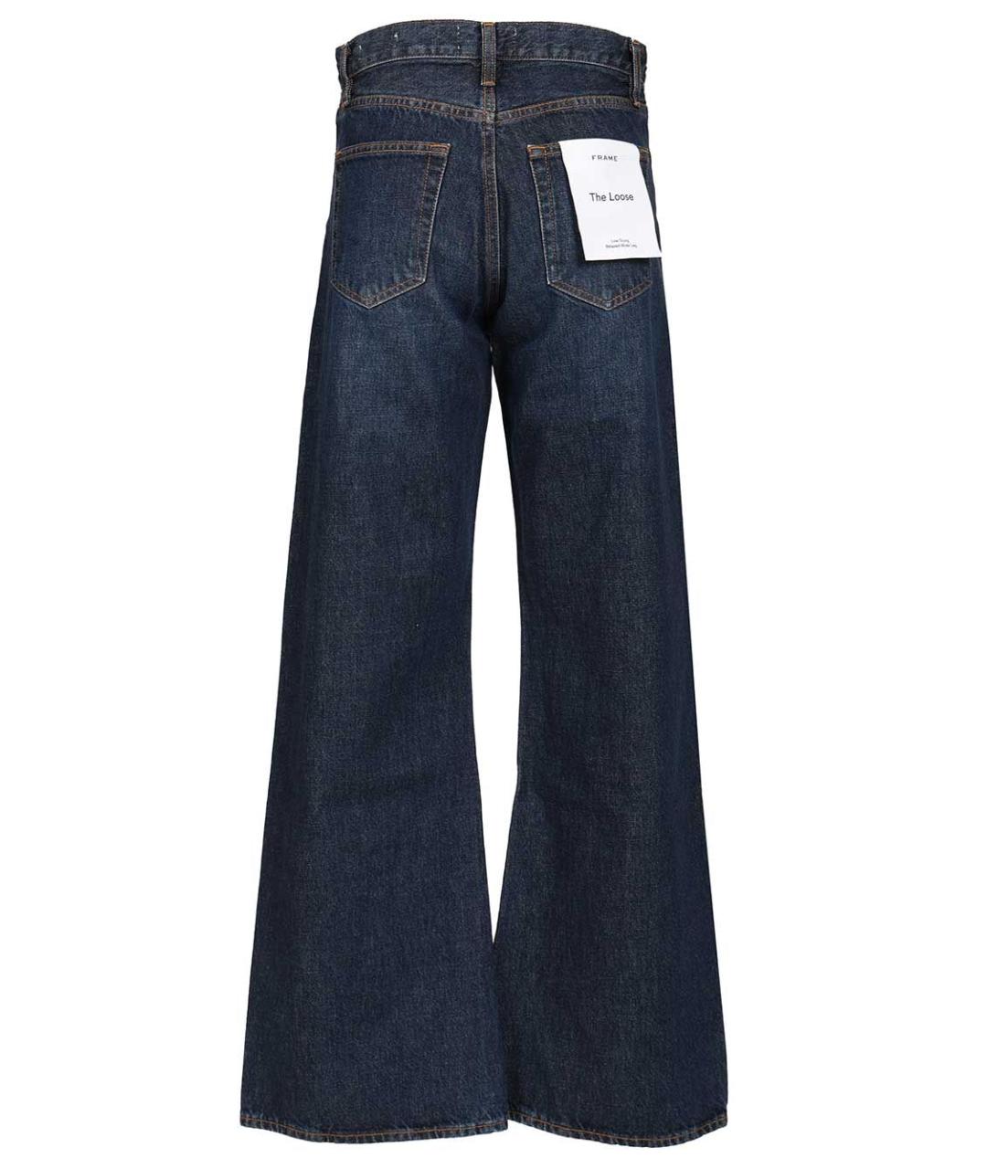 FRAME Черные хлопковые прямые джинсы, фото 2