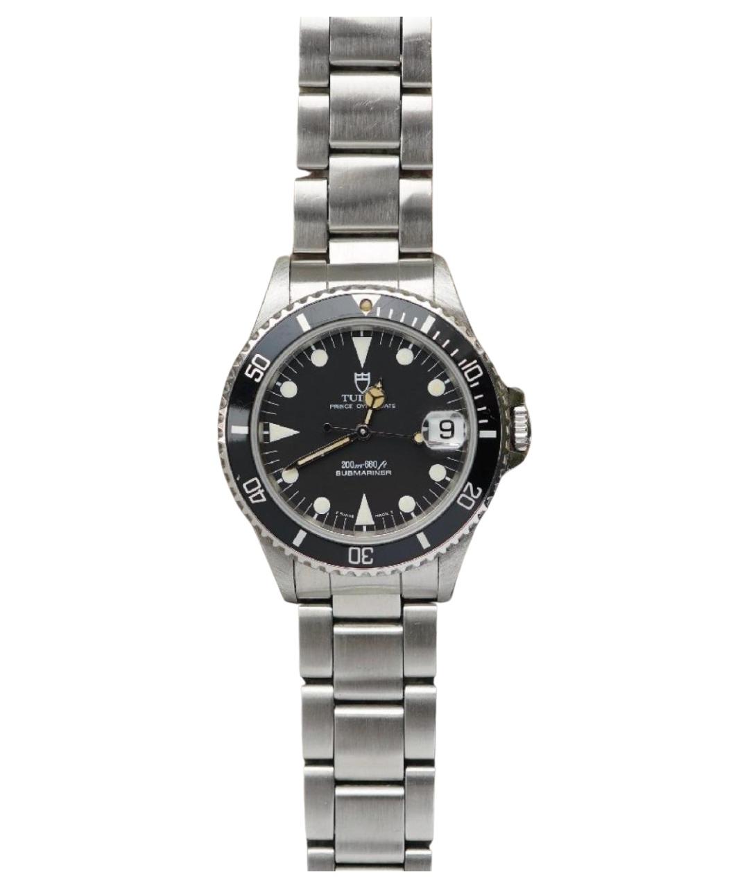 TUDOR Черные стальные часы, фото 1