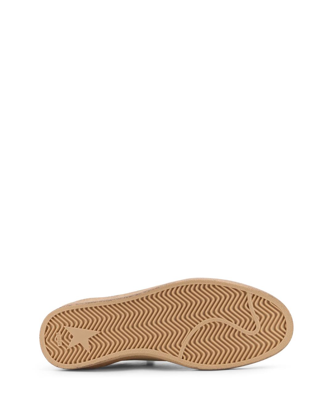 GOLDEN GOOSE DELUXE BRAND Бежевые низкие кроссовки / кеды, фото 4