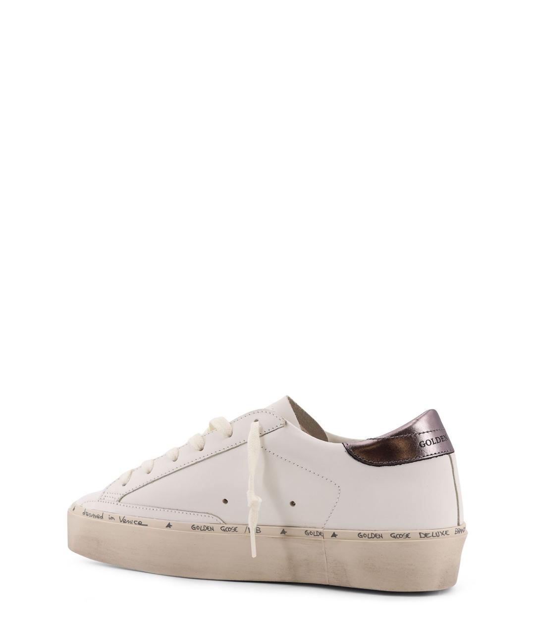 GOLDEN GOOSE Белые кожаные кеды, фото 3