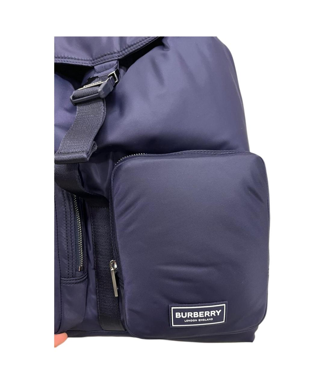 BURBERRY Темно-синий рюкзак, фото 4