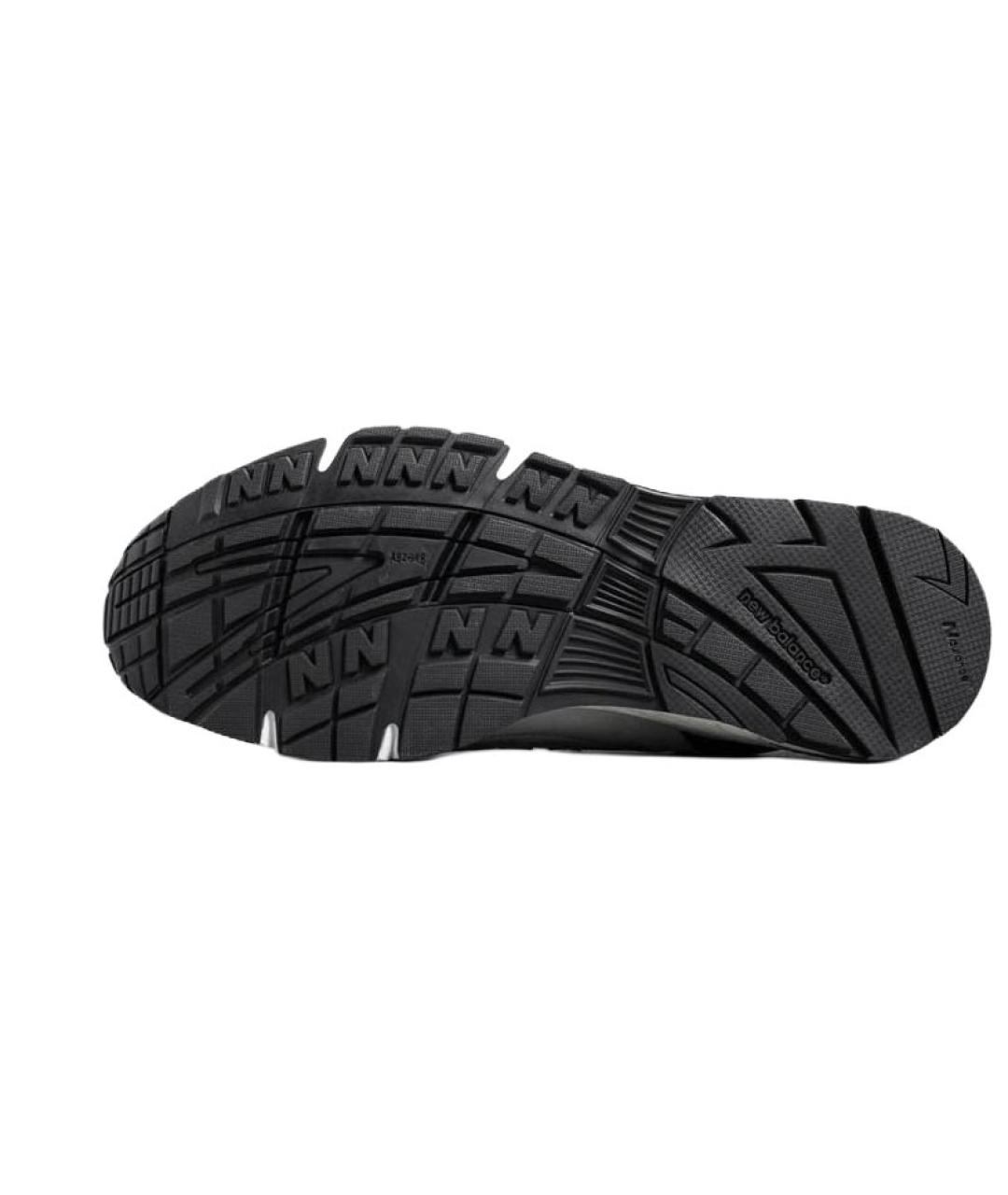 NEW BALANCE Серые текстильные низкие кроссовки / кеды, фото 3