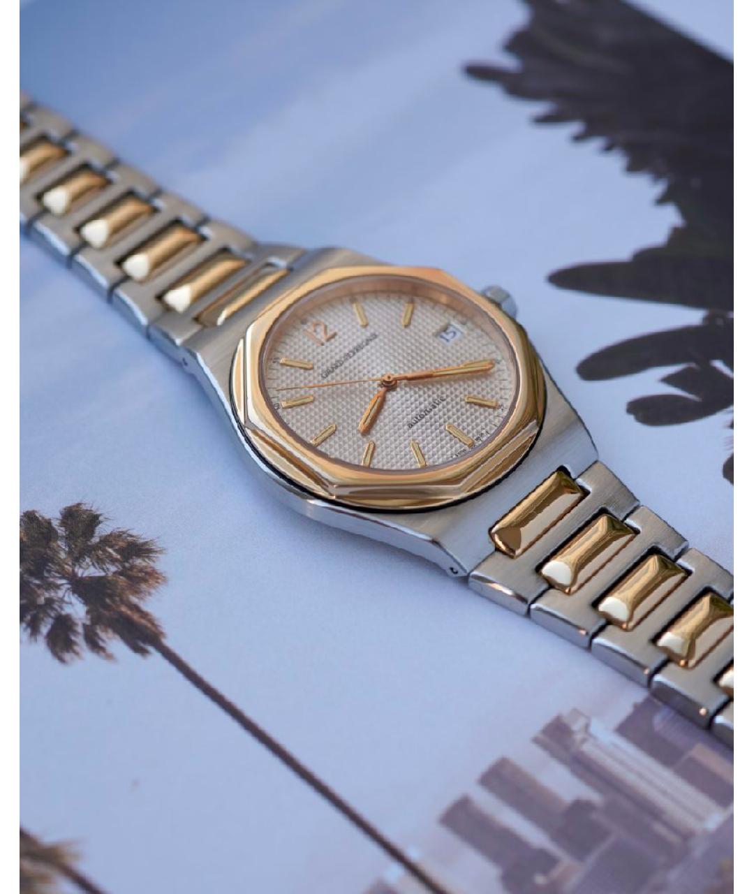 GIRARD PERREGAUX Серебряные часы из золота и стали, фото 5