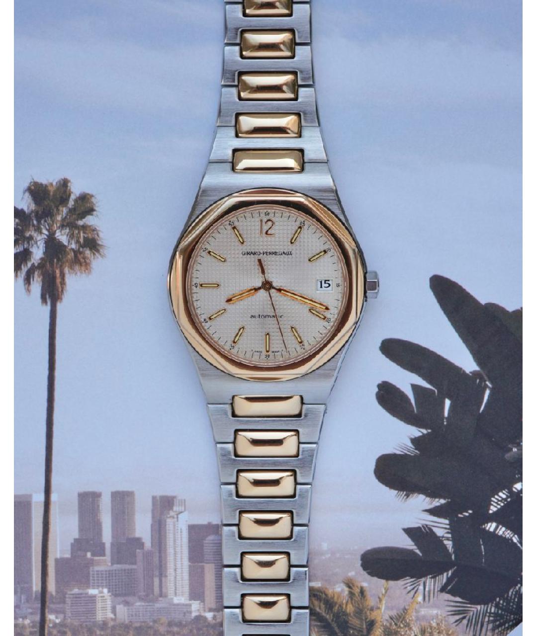 GIRARD PERREGAUX Серебряные часы из золота и стали, фото 8