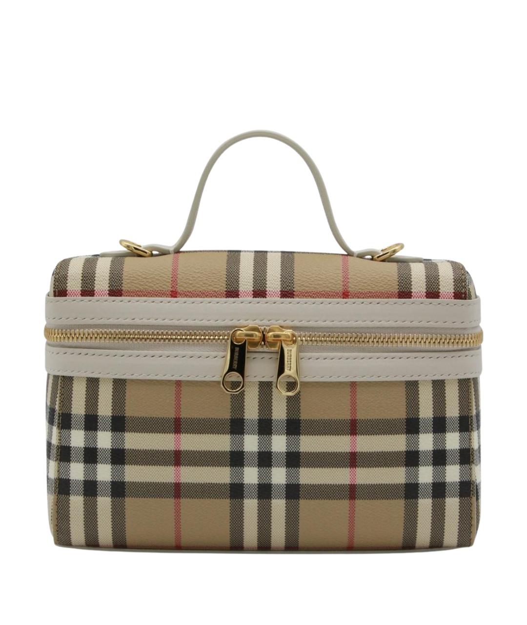 BURBERRY Мульти хлопковая сумка с короткими ручками, фото 1