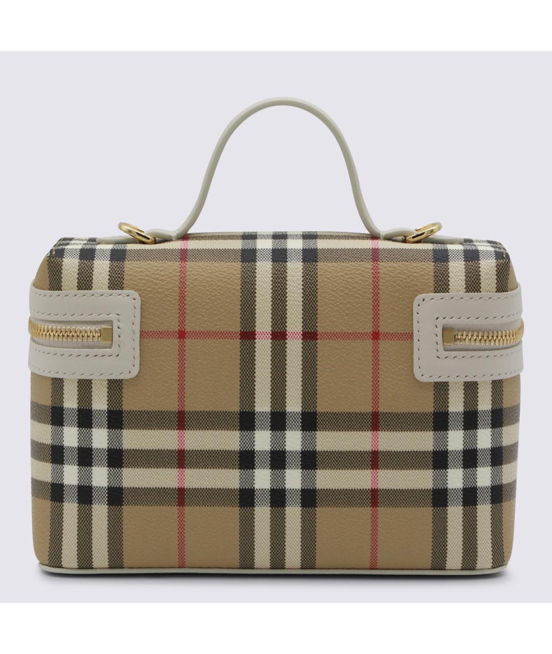 BURBERRY Мульти хлопковая сумка с короткими ручками, фото 3