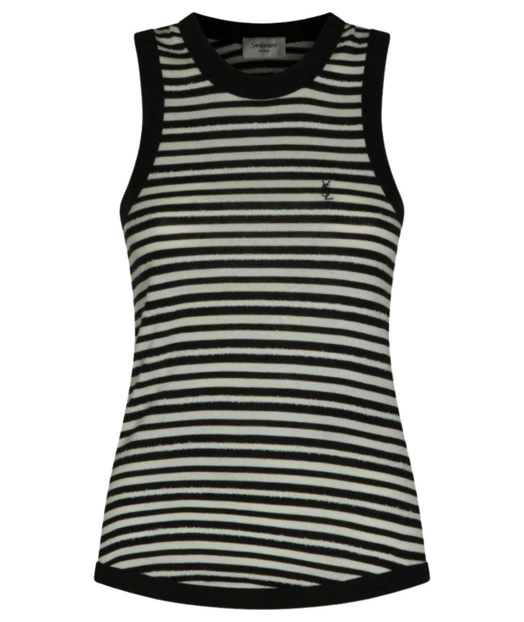 SAINT LAURENT Мульти хлопковая майка, фото 1